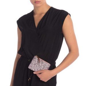 MADEWELL | Glitter Leather Pouch Wallet NWT